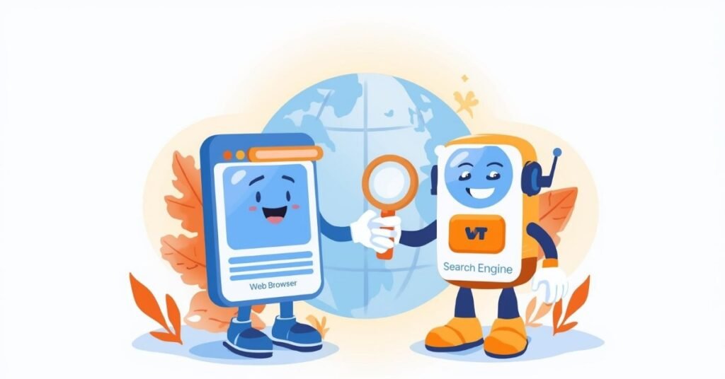 Search Engine vs Web Browser: What's the Difference? (Simple Guide) 2 Search Engine vs Web Browser